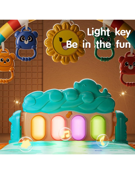 Alfombra de Juego para Bebés Al YING LE con Piano Musical 0-12 Meses