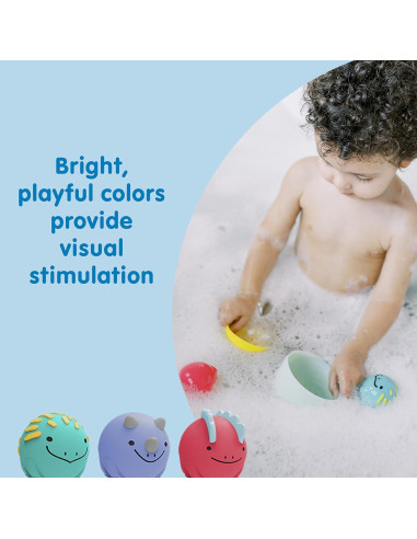Juguete de Baño Interactivo Dr. Brown's Huevos Dino 6m+