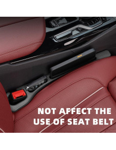 Tapón de Relleno para Espacio de Asiento Axutous Negro 2 Pcs 2