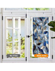 Película de Privacidad Floral BVBOX 44.5x100.2cm PVC UV 2