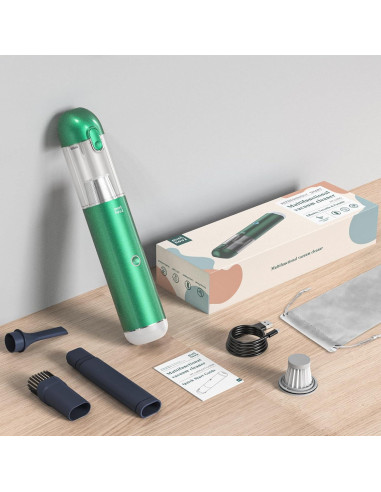 Aspiradora de Mano Inalámbrica Minthouz 17000Pa 120W Azul