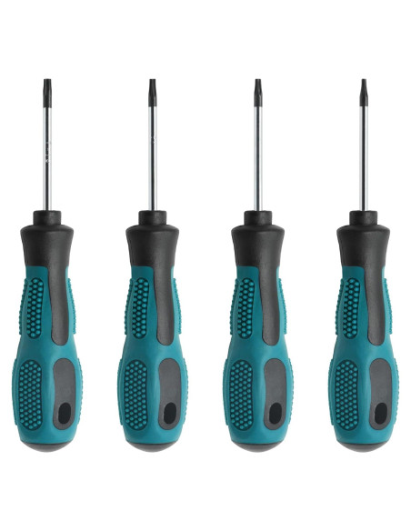 Juego de 4 Destornilladores Torx LDEXIN T6 T8 T9 T10 Magnéticos