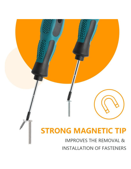 Juego de 4 Destornilladores Torx LDEXIN T6 T8 T9 T10 Magnéticos