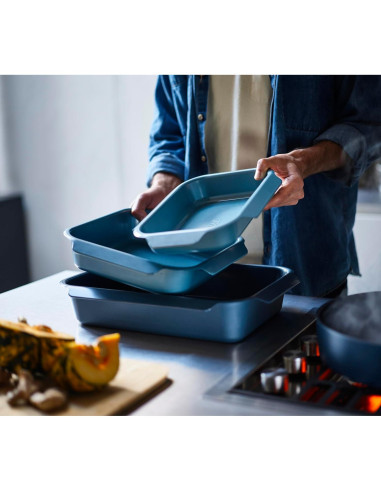 Bandeja para Hornear Joseph Joseph 30x23cm Antiadherente Azul