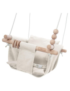 Columpio para Bebés Monkey & Mouse - Crema, Silla Colgante 1.74kg