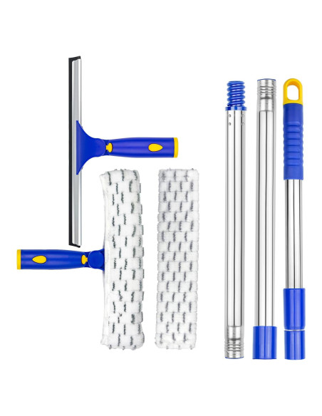 Kit de Limpieza de Ventanas ITTAR con Poste Telescópico 152.4 cm