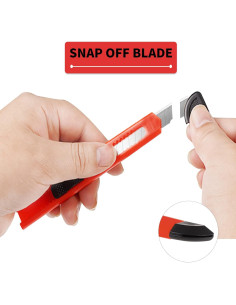 Cuchillos Utilitarios Retráctiles DIYSELF - Paquete de 8, 9mm 2