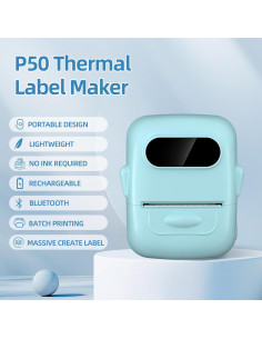 Impresora de Etiquetas Bluetooth PRIMAKNTER P50 203 DPI 2