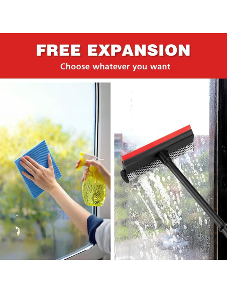 Limpiaparabrisas Profesional Neeklinny 20.57 cm 2 en 1 con Mango 40.64 cm