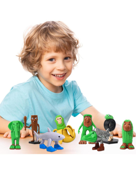 8 Figuras de Acción Brainrot Italiano DUMPOP Coleccionables