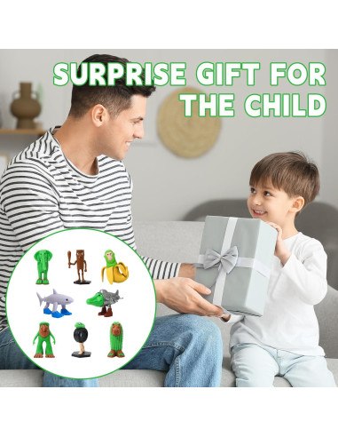 8 Figuras de Acción Brainrot Italiano DUMPOP Coleccionables