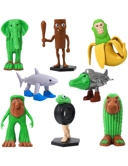 8 Figuras de Acción Brainrot Italiano DUMPOP Coleccionables
