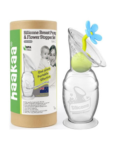 Extractor de Leche Manual Haakaa 100ml Silicona Grado Alimenticio