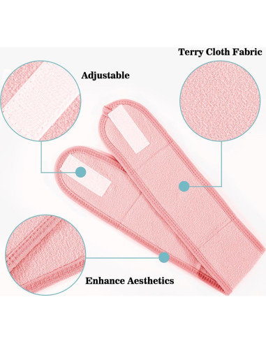 Diadema Facial de Spa YYZ - 3PCS Microfibra Ajustable