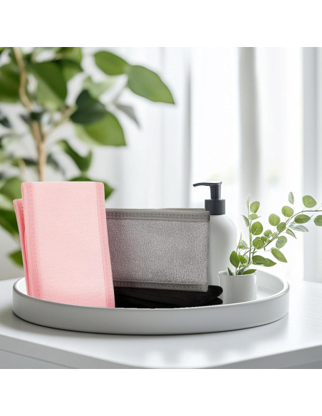 Diadema Facial de Spa YYZ - 3PCS Microfibra Ajustable