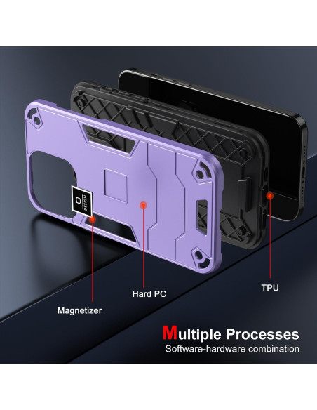 Funda de teléfono Kukoufey para Tecno Spark Go 2024 - TPU+PC 2 en 1