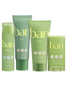 Paquete Total Cuidado Personal Ban: 4 Productos Antitranspirantes