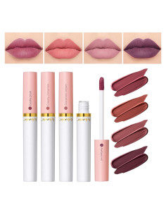 Kit de Labial Líquido Mate MEICOLY - 4 Colores Impermeables