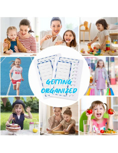 Tabla de Tareas Borrable CUALFEC 22.3x15.2cm 2 Piezas 2