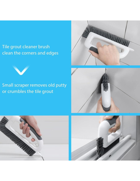 Cepillo de Limpieza de Juntas Lumkew, Ergonomía y Eficiencia