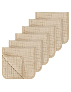 Paños de Gasas 100% Algodón Accmor 6 Piezas 50.8x25.4 cm