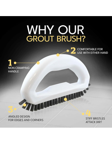 Cepillo para Lechada The Crown Choice - Limpieza Eficiente