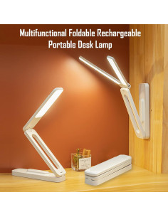 Lámpara de Escritorio Plegable LED Kvppvt JN-104 USB Ajustable 2