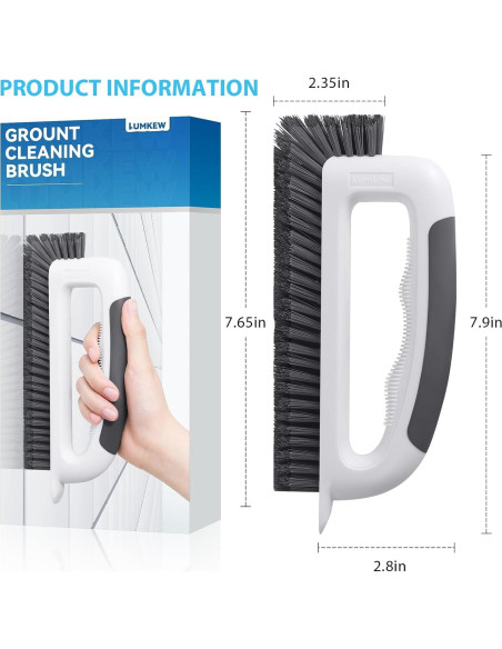 Cepillo de Limpieza de Juntas Lumkew, Ergonomía y Eficiencia