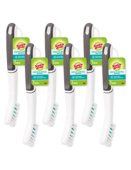 Cepillo para Juntas Scotch-Brite 6 Piezas, Cerdas Fuertes