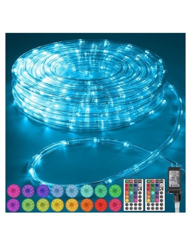 Luces de Cuerda LED 15m SINGCHUNGTE con Control Remoto RGB