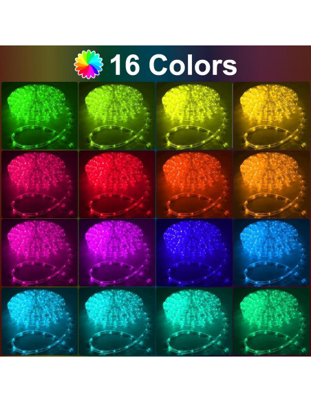 Luces de Cuerda LED 15m SINGCHUNGTE con Control Remoto RGB Luces de Cuerda LED 15m SINGCHUNGTE con Control Remoto RGB