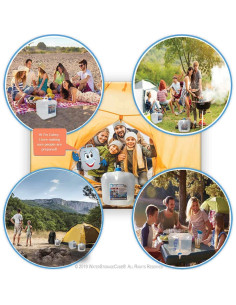 Contenedores de Agua Plegables Premium WaterStorageCube 19.2L 2