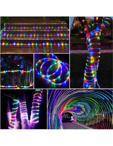 Luces de Cuerda LED 15m SINGCHUNGTE con Control Remoto RGB