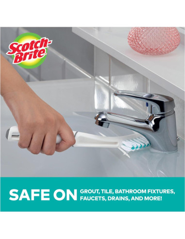 Cepillo para Juntas Scotch-Brite 6 Piezas, Cerdas Fuertes