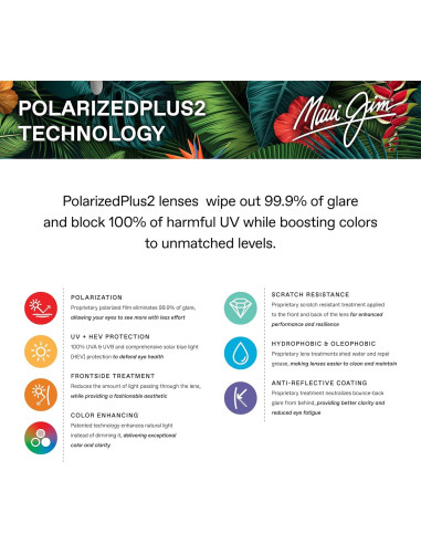 Gafas de sol polarizadas Maui Jim Sandy Beach unisex 56mm