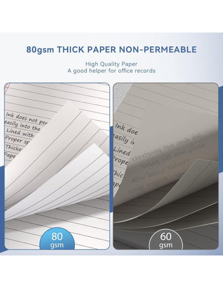 Bloc de Notas Nichela 5x8 cm 4 Paquetes 30 Hojas Doble Cara