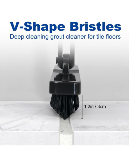 Cepillo Limpiador de Juntas CELOX con Mango Ajustable 94-137 cm