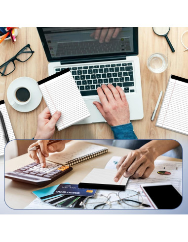 Bloc de Notas Nichela 5x8 cm 4 Paquetes 30 Hojas Doble Cara