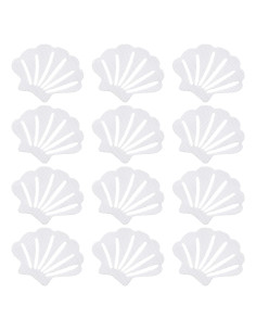 12 Pegatinas Antideslizantes para Bañera TOPBATHY Concha Marina