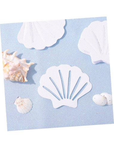 12 Pegatinas Antideslizantes para Bañera TOPBATHY Concha Marina