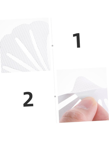 12 Pegatinas Antideslizantes para Bañera TOPBATHY Concha Marina