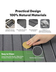 Alfombrilla de Secado Diatomácea Favorking 60x39 cm Gris Oscuro 2