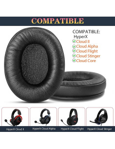 Almohadillas de Repuesto HyperX Cloud II/Alpha - Espuma Memoria 2