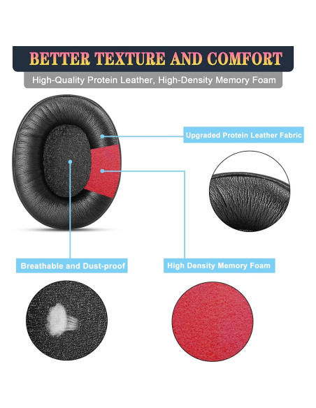 Almohadillas de Repuesto HyperX Cloud II/Alpha - Espuma Memoria