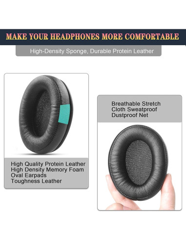 Almohadillas de Repuesto HyperX Cloud II/Alpha - Espuma Memoria