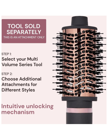 Accesorio Cepillo Secador L'ANGE HAIR Ovalado 60mm Negro