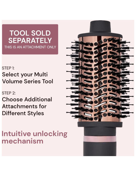 Accesorio Cepillo Secador L'ANGE HAIR Ovalado 60mm Negro