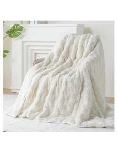 Manta Pesada Kivik Doble Cara 121.92x182.88cm Beige 6.8kg