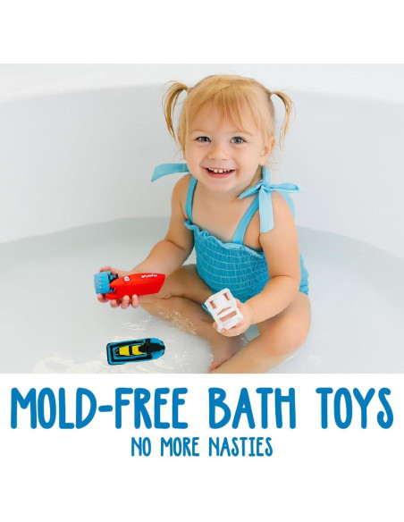 Juguetes de Baño SplashEZ - Barcos Flotantes para Niños - Paquete de 3