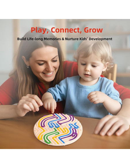 Tablero Sensorial de Silicona Cruleen 18 Cuerdas 16x16cm